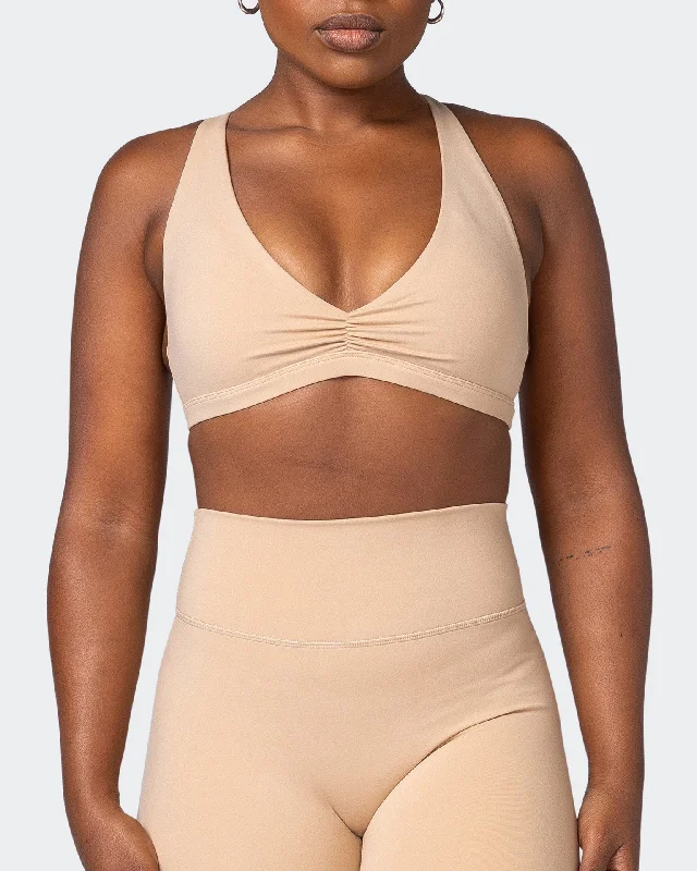 Stride Bralette - Biscotti