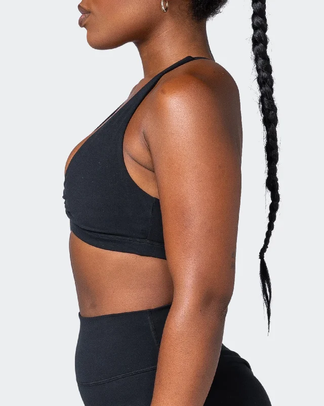 Stride Bralette - Black