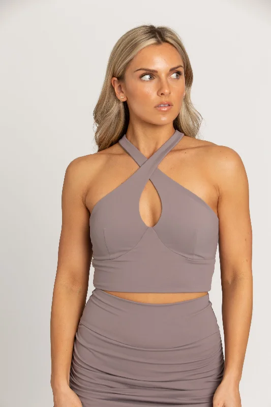 Dove Cross Over Yoga Top