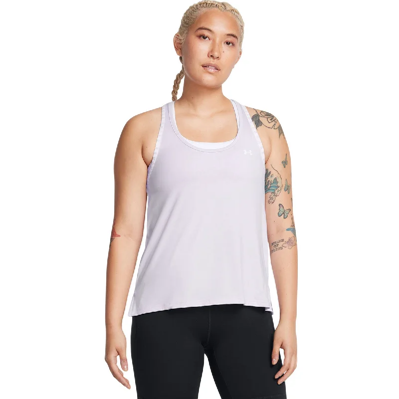 Under Armour Knockout Training Tank Top - Womens - Salt Purple/White