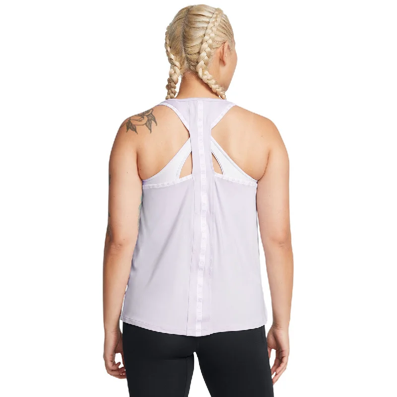 Under Armour Knockout Training Tank Top - Womens - Salt Purple/White