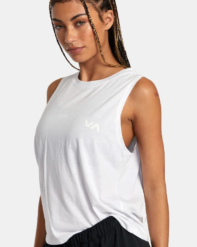 VA 2 Sports Tank Top - White