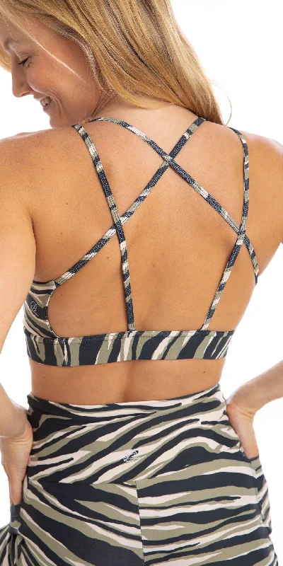 Zebra Eco Diamond Back bra