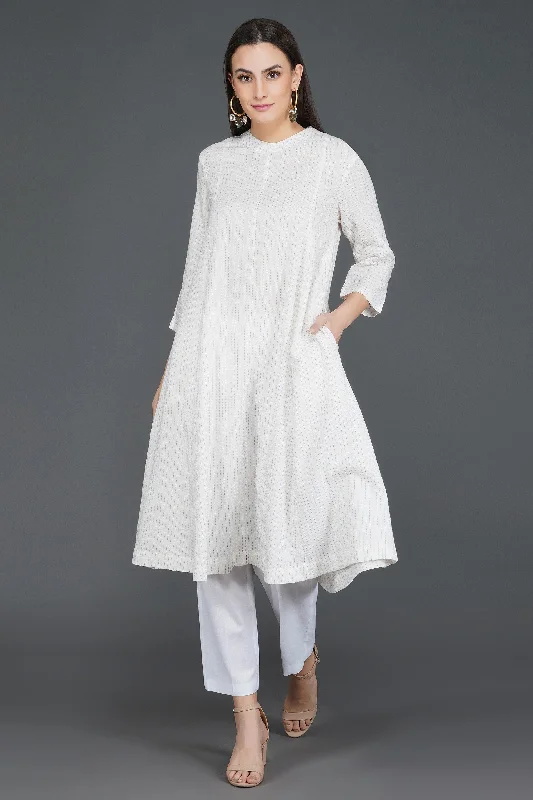 Kali-Kantha Kurta Set | Ethnic Wear | The White Collection