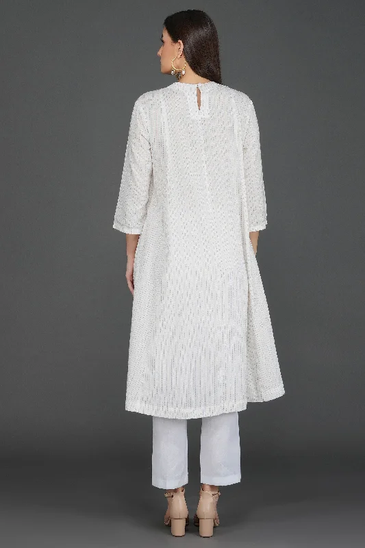 Kali-Kantha Kurta Set | Ethnic Wear | The White Collection