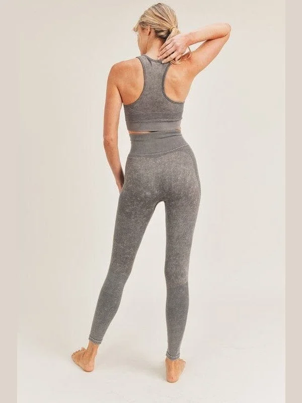 Solid Racerback Yoga Set