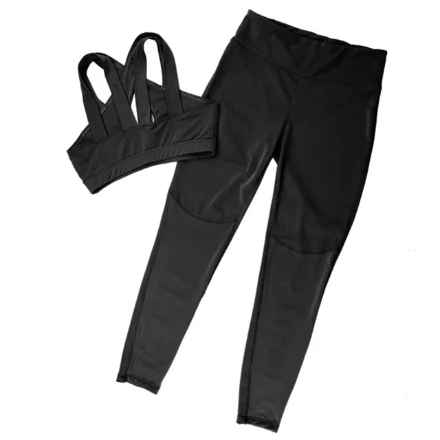 Women's Sports Suits Yoga Set Sports Wear Activewear For Women Sexy Sport Suit Fitness Clothing Sets Womens Gym Clothes