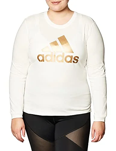 Adidas Womens W U-4-U Ls T T-Shirt Elasticated Padded Insulated
