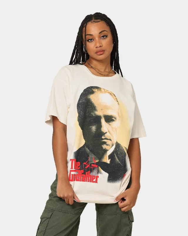 American Thrift X The Godfather The Godfather T-Shirt Off White Hooded Caped Shawl Collar American Thrift X The Godfather The Godfather T-Shirt Off White Hooded Caped Shawl Collar