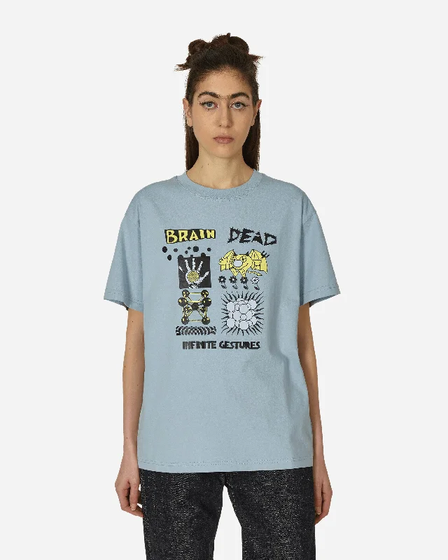 Infinite Gestures T-Shirt Slate Welt Pockets Slit Pockets Flap Pockets