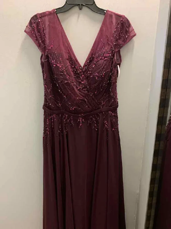 CHRISTINA WU Dresses and Skirts Size 12 WINE LONG Dress Tunics Travel practical