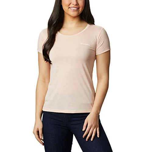 Columbia Womens Lave Lake Ii Ss Tee T-Shirt Hooded Caped Shawl Collar