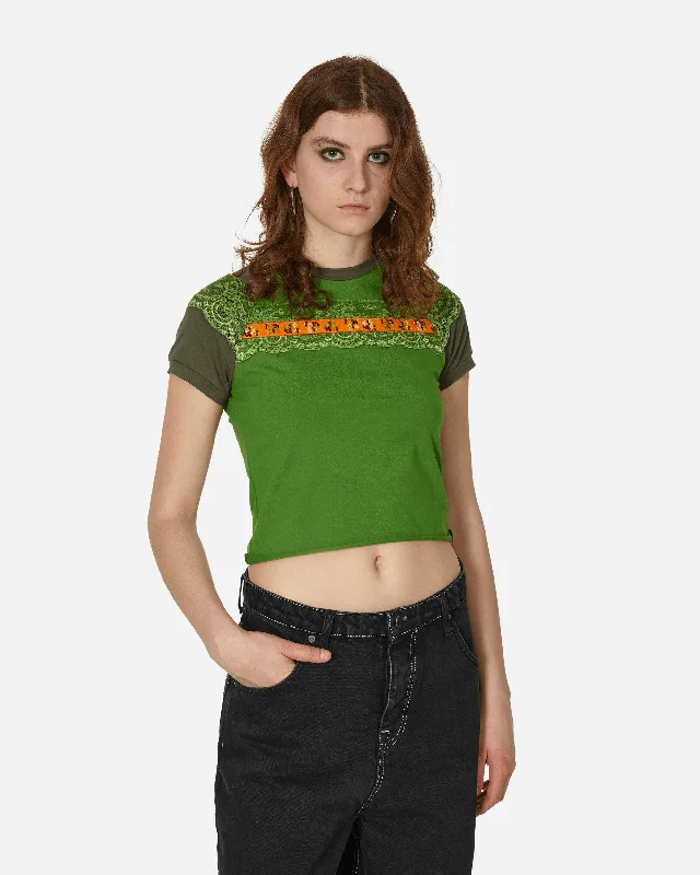 Boah 2.0 Raglan T-Shirt Green Plaid T-Shirt Polka Dot Checkered