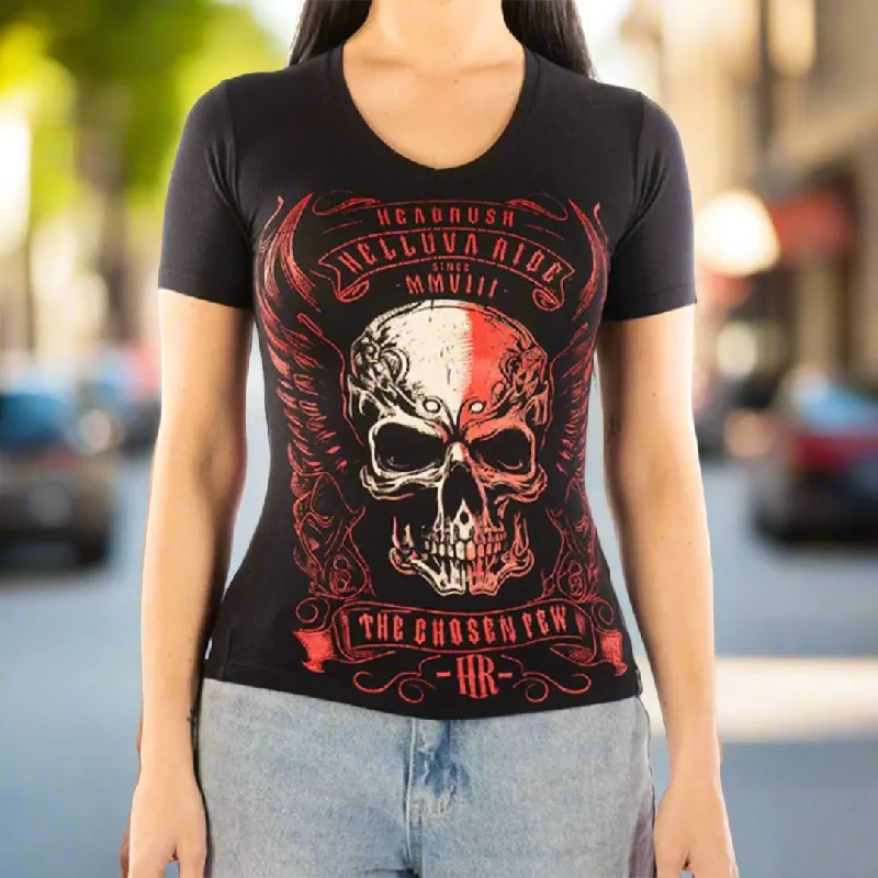 Folie Vintage V-Neck T-shirt Fleece Fabric Down Fabric Feather Fabric