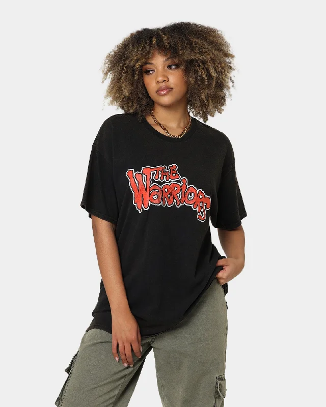 American Thrift X The Warriors Gangs Vintage T-Shirt Black Wash Front Pockets Side Pockets Patch Pockets