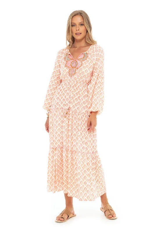 Jaipur Lisbon Long Dress Tunics Polka dots