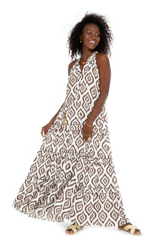 Java Celeste Long Dress Tunics Solid Classic