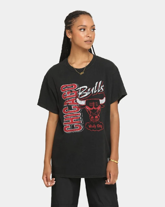 Mitchell & Ness Chicago Bulls Windy City Vintage T-Shirt Vintage Black Casual Formal Business Mitchell & Ness Chicago Bulls Windy City Vintage T-Shirt Vintage Black Casual Formal Business