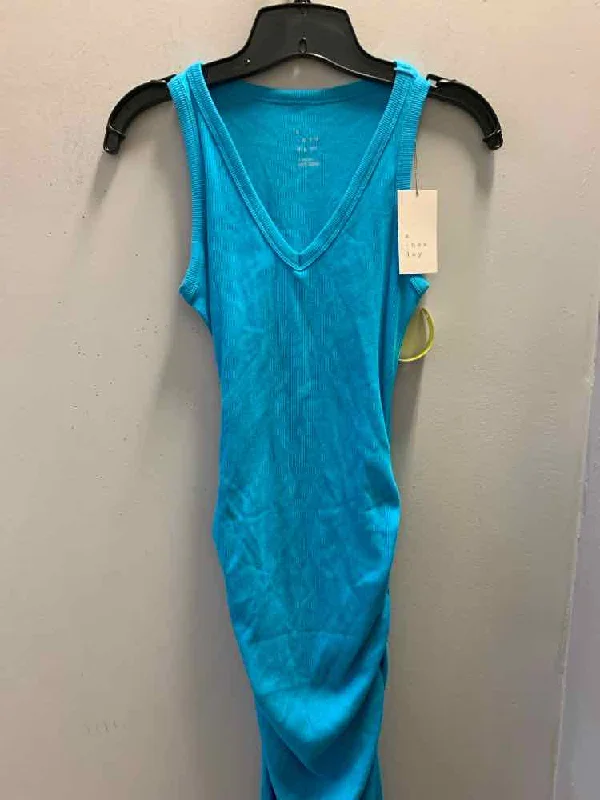 NWT A NEW DAY Dresses and Skirts Size XS SKY BLUE LONG Dress Tunics Distressed trendy NWT A NEW DAY Dresses and Skirts Size XS SKY BLUE LONG Dress Tunics Distressed trendy