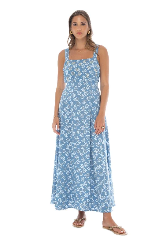 Palm Sicily Long Dress Tunics Seasonal trendy