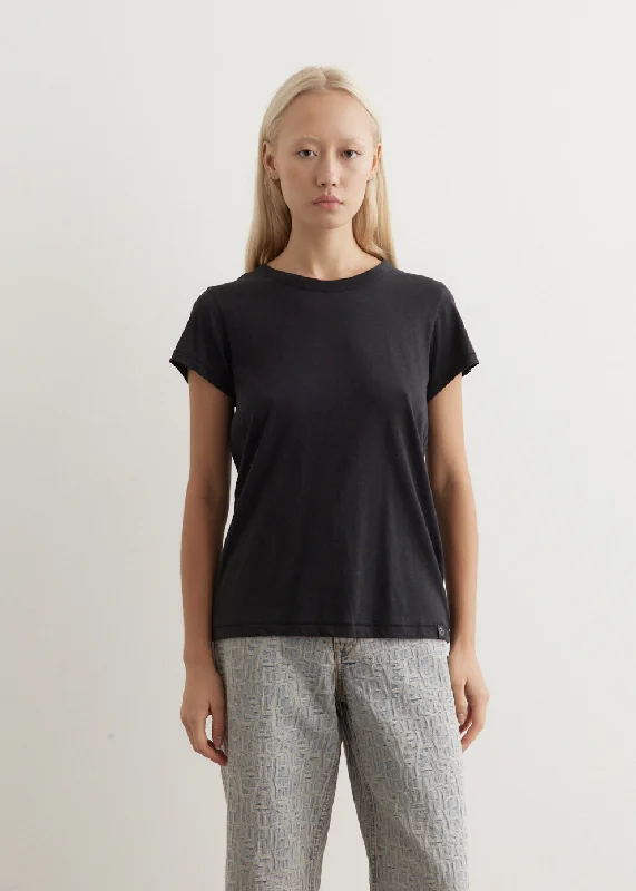 Slub T-Shirt Anti-Shrink Durable Soft