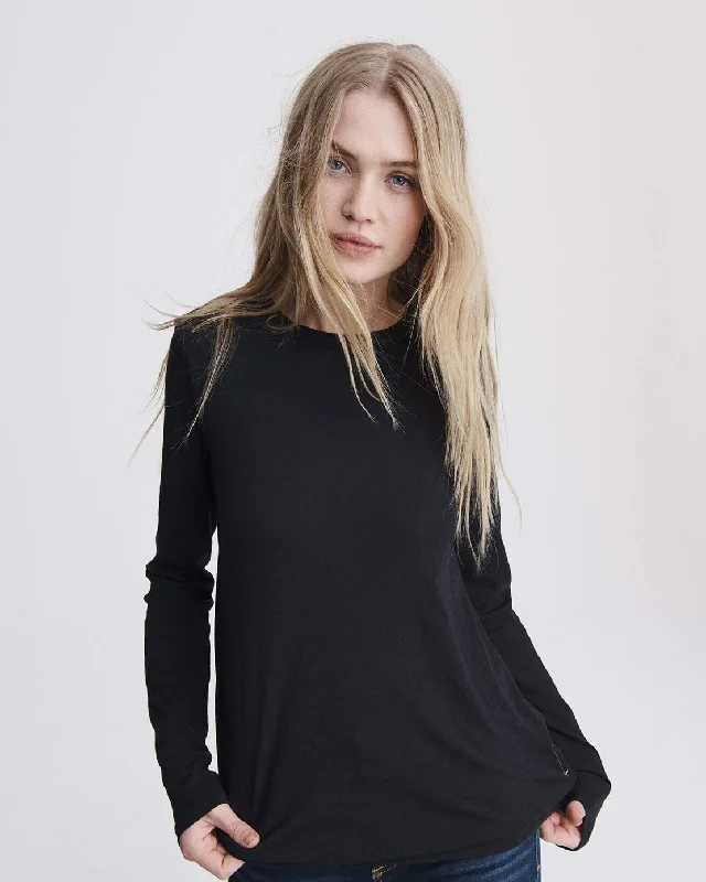 Slub Long Sleeve T-Shirt Hooded Caped Shawl Collar