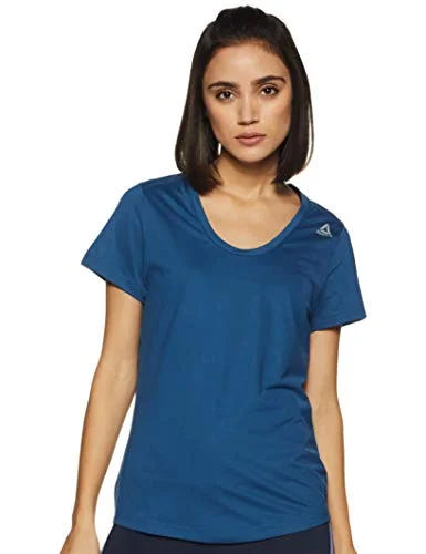 Reebok Womens Wor Sw Tee T-Shirt Cashmere Blend Cotton Blend Poly Blend