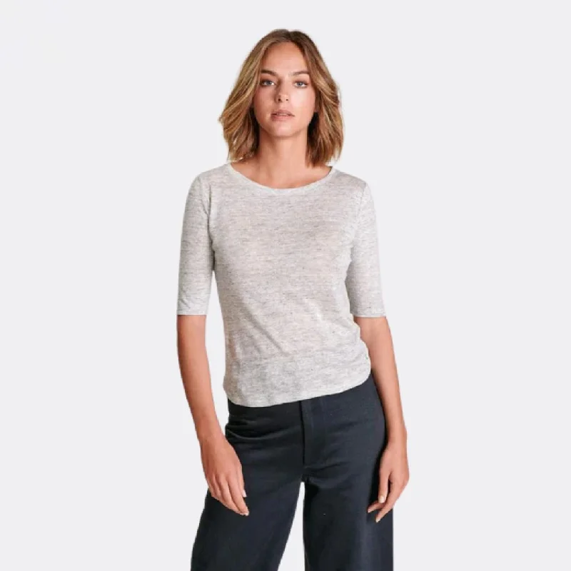 Seas T-Shirt (Heather Grey) Fitted T-Shirt Seamless Stretchy