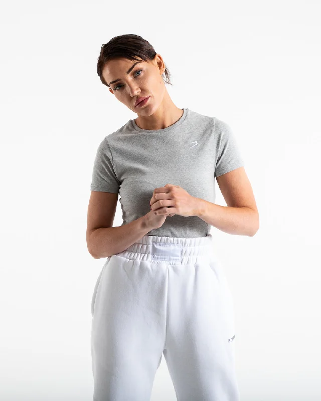Strike T-Shirt - Grey Chenille Blend Fleece Blend Nylon Blend