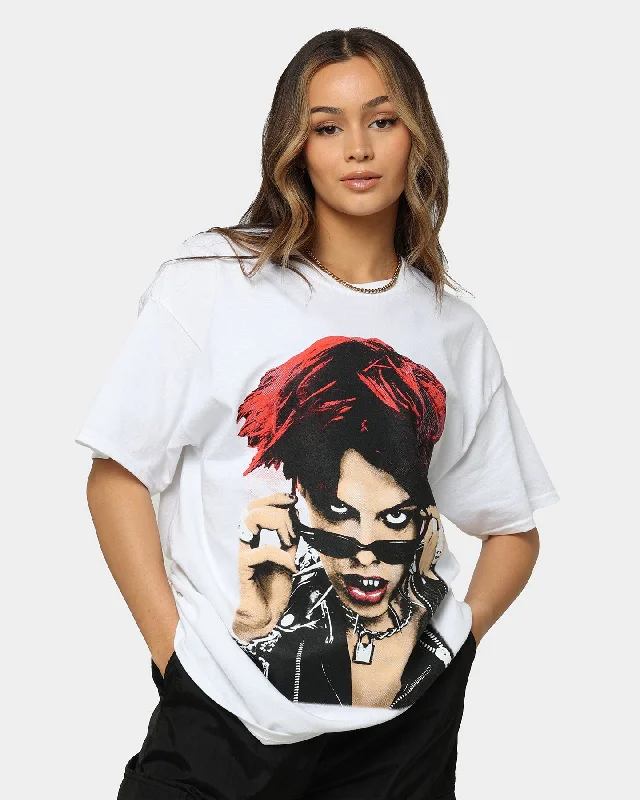 YUNGBLUD Life On Mars Tour Vintage T-Shirt White Cashmere Blend Cotton Blend Poly Blend YUNGBLUD Life On Mars Tour Vintage T-Shirt White Cashmere Blend Cotton Blend Poly Blend