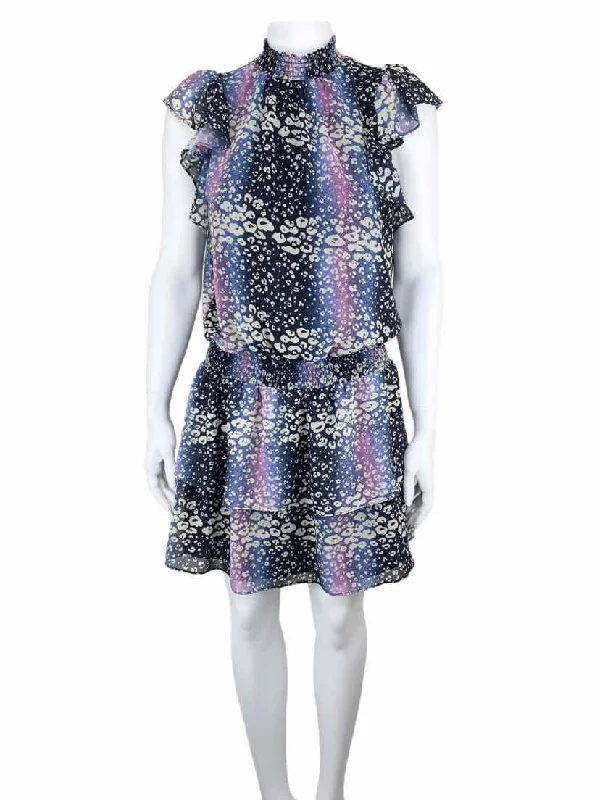 1. State, Women's Printed Smocked-Waist Dress, Black/Multi, Size S Tunics Leisure comfortable 1. State, Women's Printed Smocked-Waist Dress, Black/Multi, Size S Tunics Leisure comfortable
