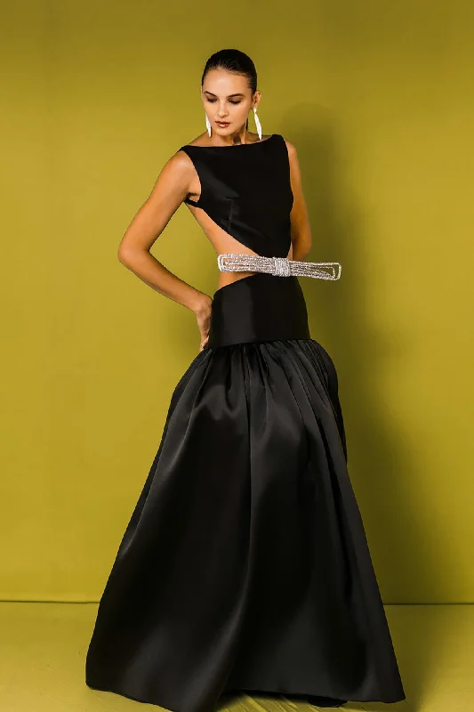 Beaded waistline dress with cut outs Tunics Spring floral