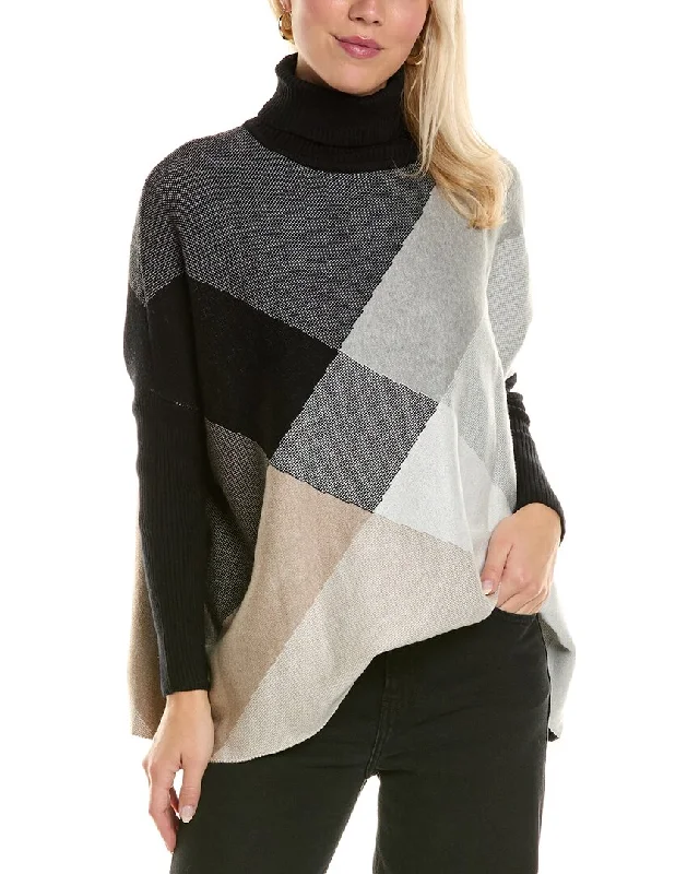 Joseph A. Turtleneck Tunic Sweater Knit Fabric Woven Fabric Fleece Fabric