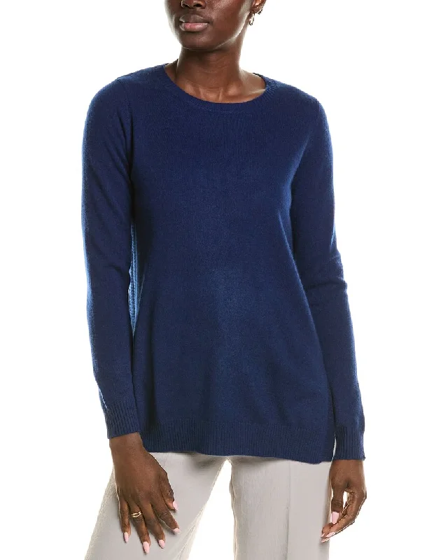 sofiacashmere Tunic Cashmere Sweater Denim Fabric Leather Fabric Suede Fabric