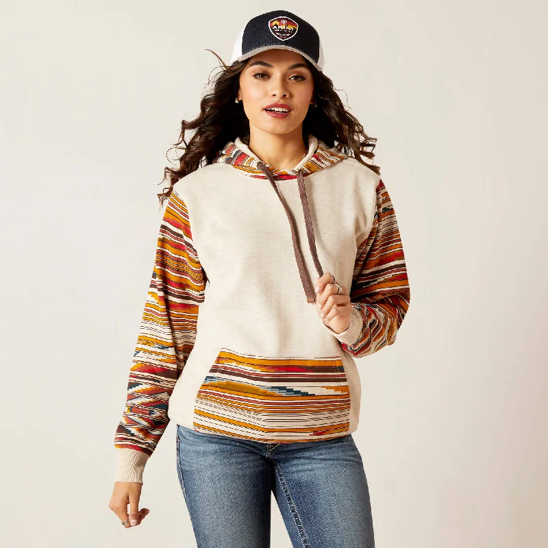 Ariat Women's Sunset Saltillo Chimayo Hoodie Hoodie with Emblem Brand Identity