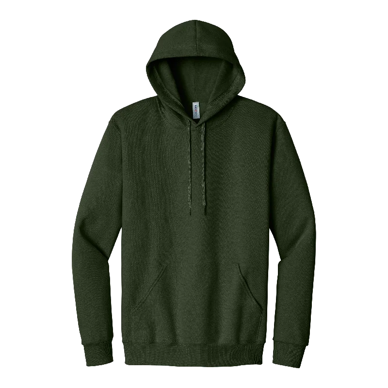 B2340 Eco Premium Blend Pullover Hooded Sweatshirt Hoodie with Hem Embroidery Detailed Premium