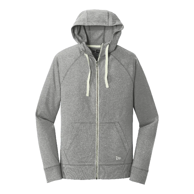 B2431M Sueded Cotton Blend Full-Zip Hoodie Hoodie with Color Block Contrast Stylish