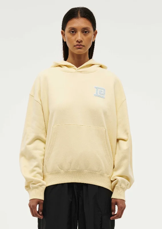 CLUB RACE HOODIE IN BUTTER Hoodie with Hood Adjustable Protection
