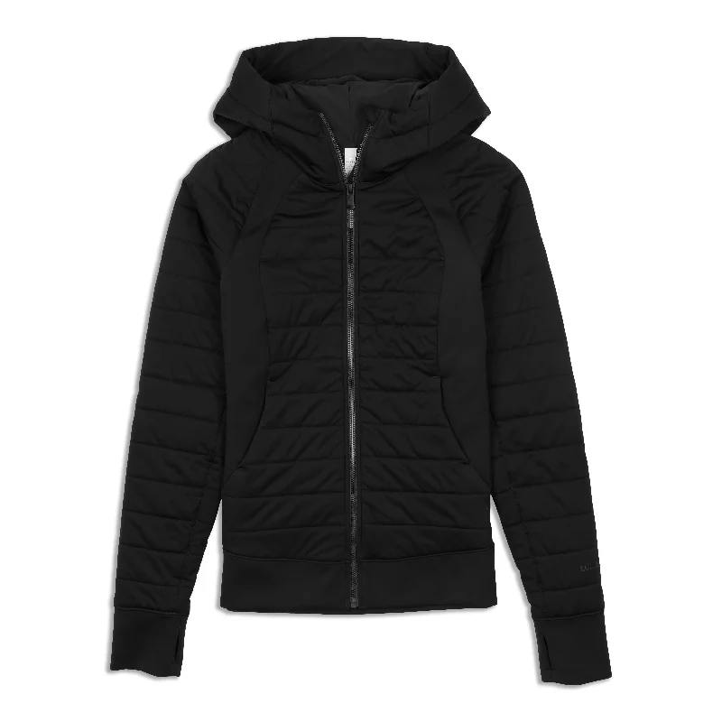 Dynamic Movement Zip Up Hoodie - Resale Hoodie with Sequins Glamorous Eye-catching