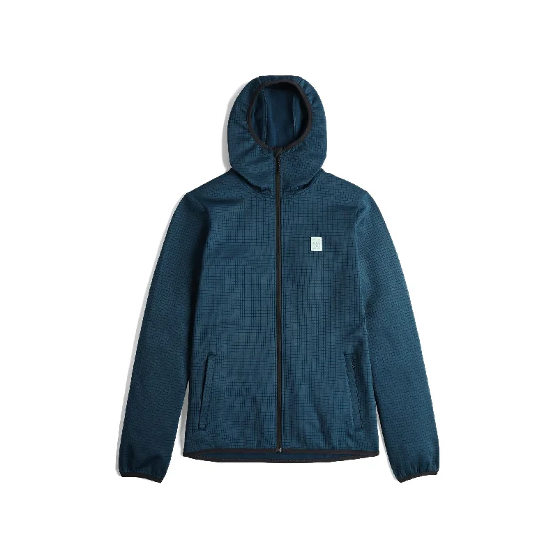 Global Midlayer Hoodie - Women's Hoodie with Rolled Sleeves Casual Relaxed