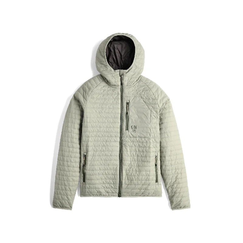 Global Puffer Hoodie - Women's Hoodie with Camouflage Military Edgy
