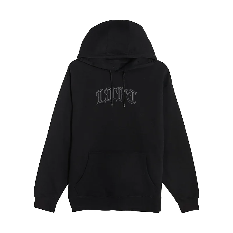 Gotham Hoodie - Black Hoodie Dress Longline Feminine