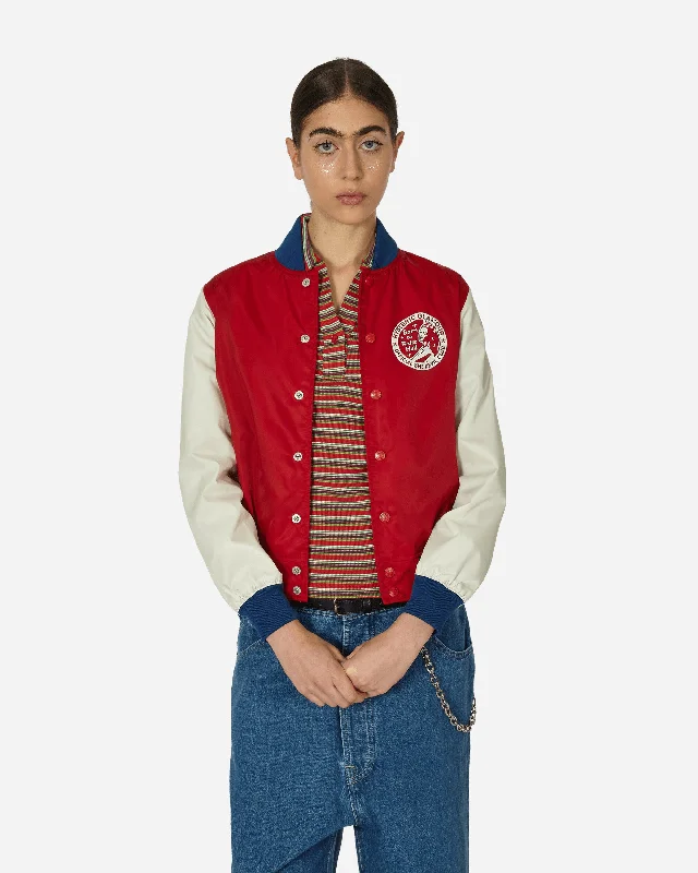 Born To Raise Hell Stadium Jacket Red Anorak Shell Jacket Lightweight Jacket