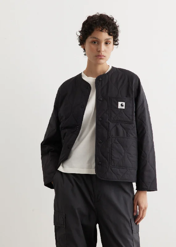 Skyler Liner Jacket Belted Jacket Elasticated Jacket Padded Jacket