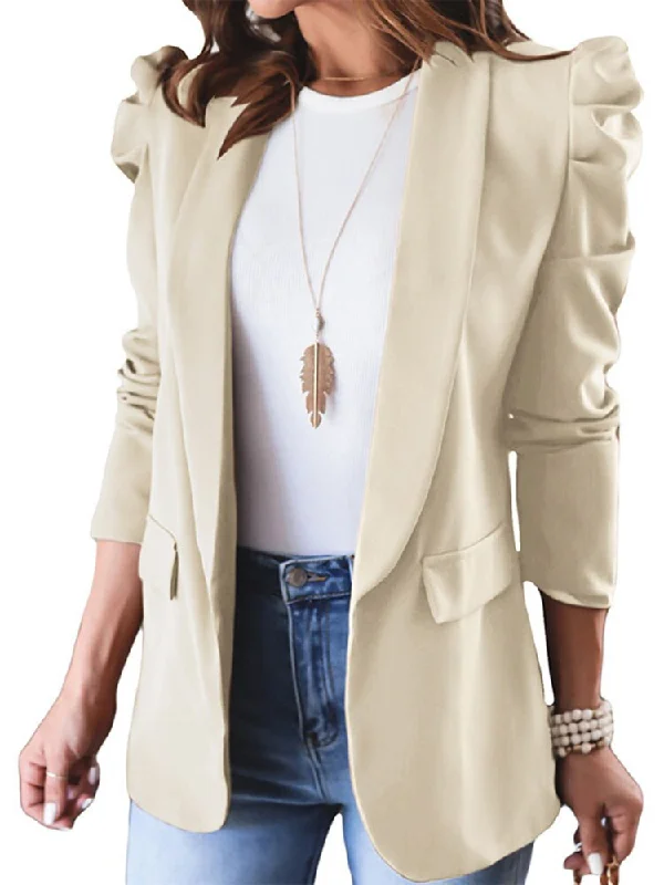 Jacket Blazers Coat Ruff Sleeve Loose White Casual Blazers Trench Coat Raincoat Waterproof Jacket Jacket Blazers Coat Ruff Sleeve Loose White Casual Blazers Trench Coat Raincoat Waterproof Jacket