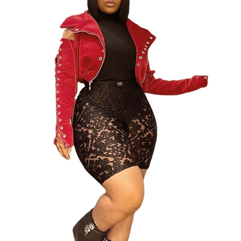 Ladies Fall Jackets 2022 Women Eyelet Strap Coats Winter Streetwear Jacket Solid Lace up Jacket with Cotton Denim Jacket Leather Jacket Suede Jacket Ladies Fall Jackets 2022 Women Eyelet Strap Coats Winter Streetwear Jacket Solid Lace up Jacket with Cotton Denim Jacket Leather Jacket Suede Jacket