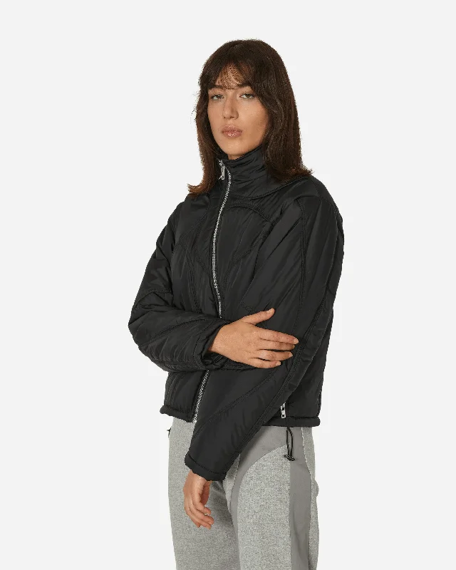 Piping Nylon Puffer Jacket Black Rayon Fabric Velvet Fabric Corduroy Fabric