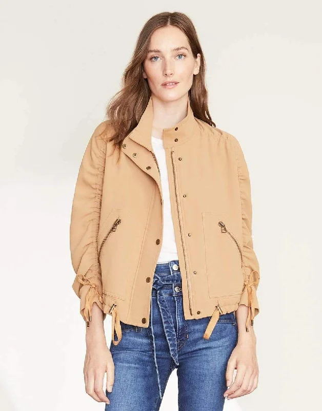 Paros Drawstring Jacket Ribbed Jacket Pleated Jacket Ruffled Jacket