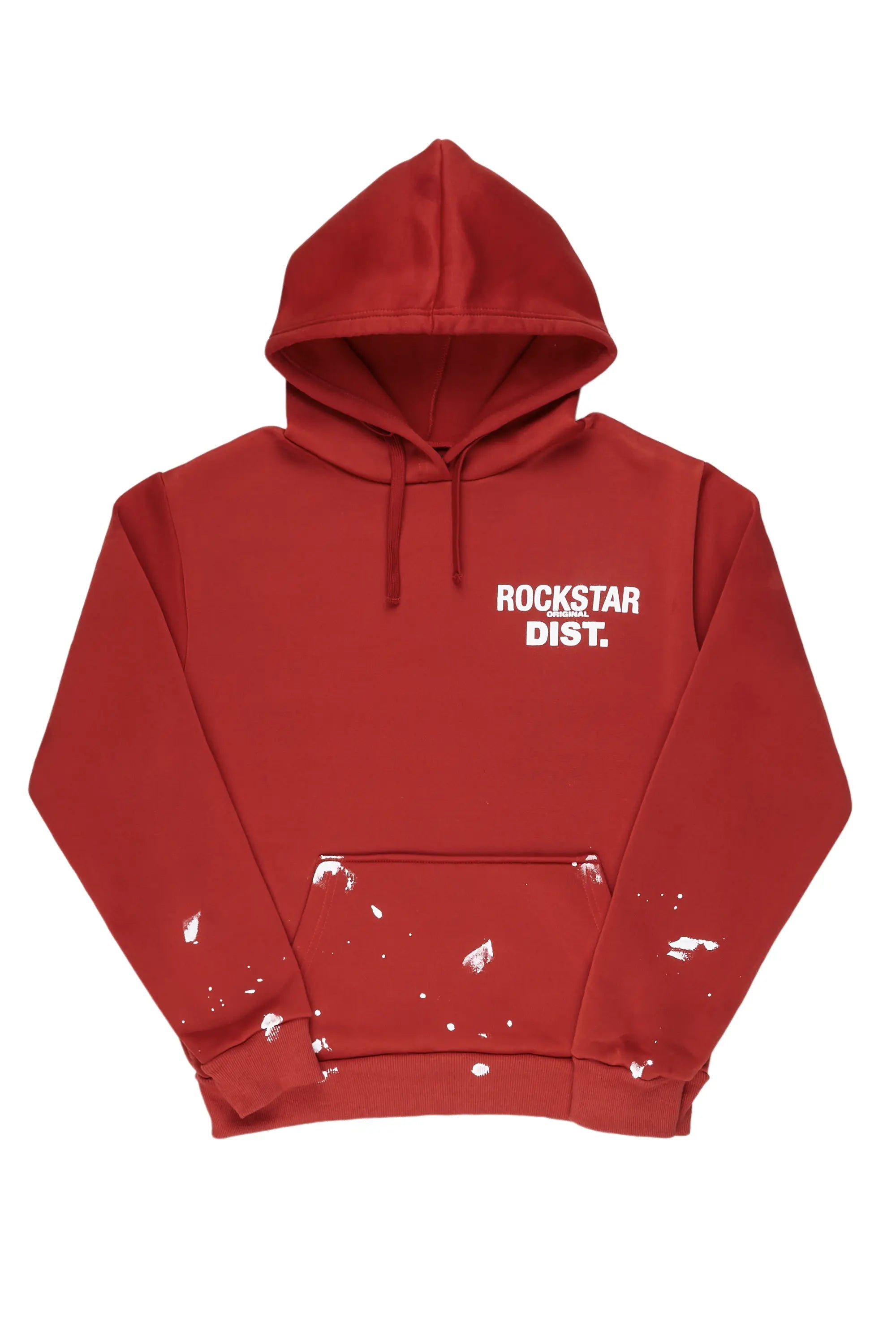 Nylia Rust Oversized Hoodie Hoodie with Strings Custom Fit Adjustable