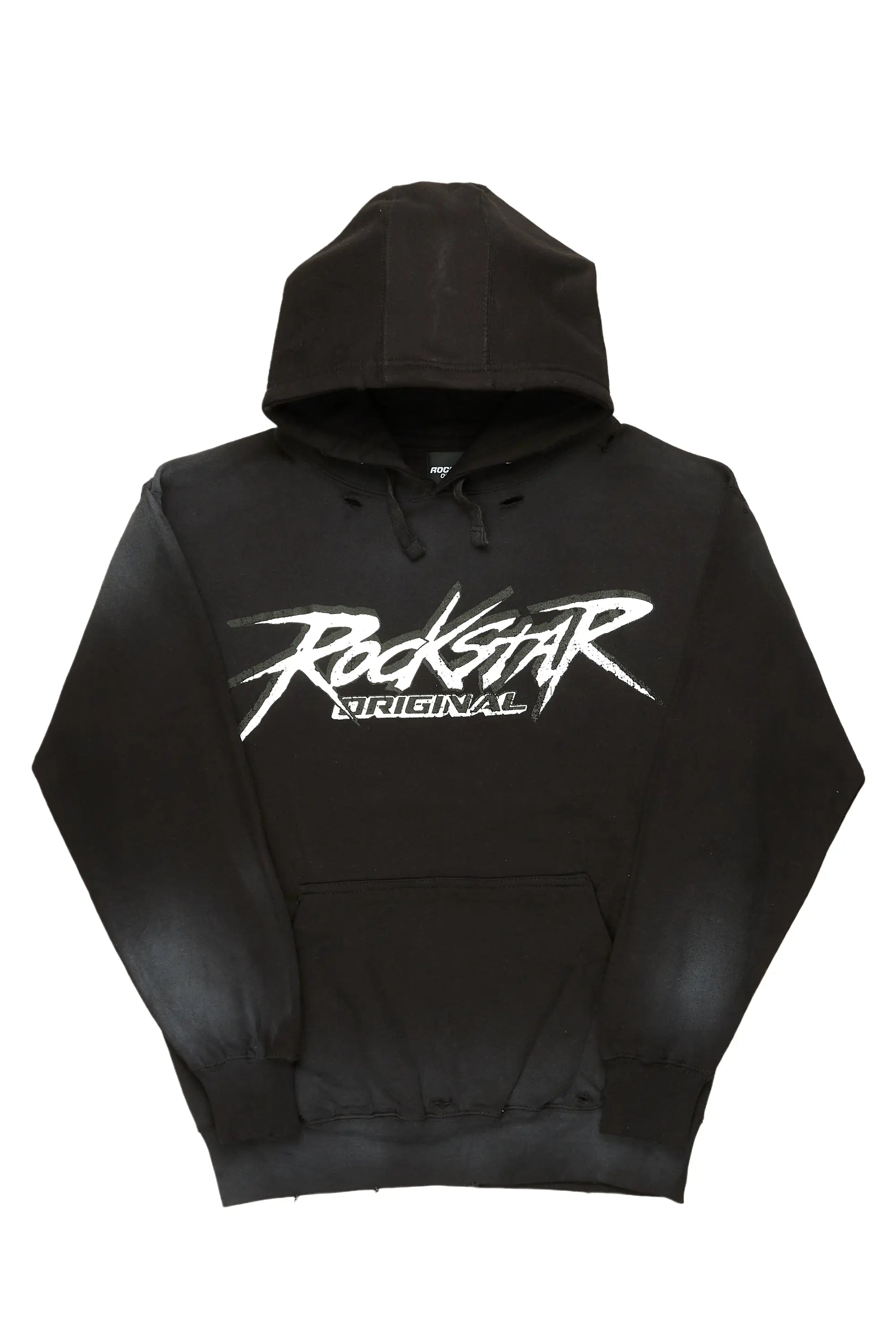 Raishas Black Oversized Hoodie Hoodie with Hood Adjustable Protection